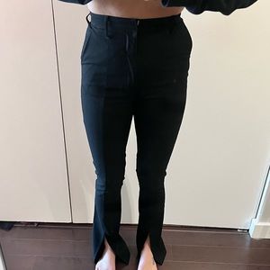 Abercrombie and Fitch High Waisted Split Hem Pants